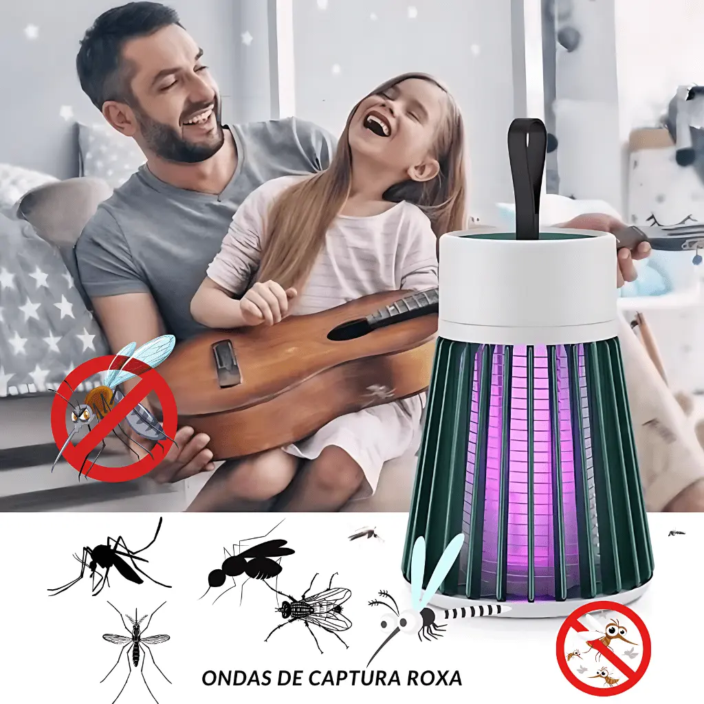 Lâmpada-Elétrica-Mata-Mosquitos-USB-ondas-roxas